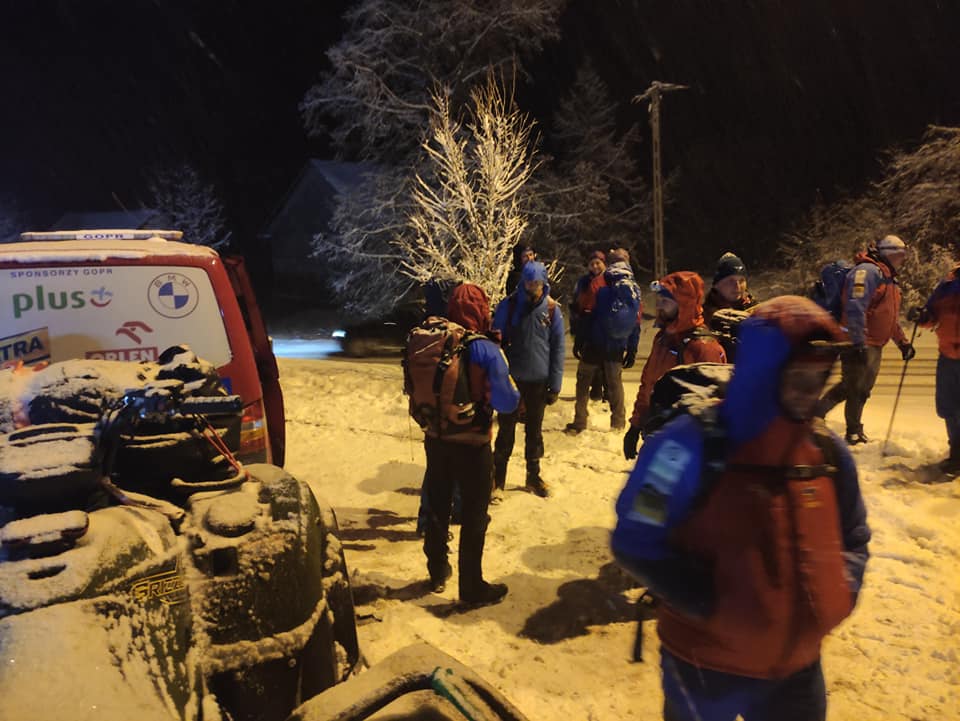 poszukiwania Grupa Podhalańska GOPR