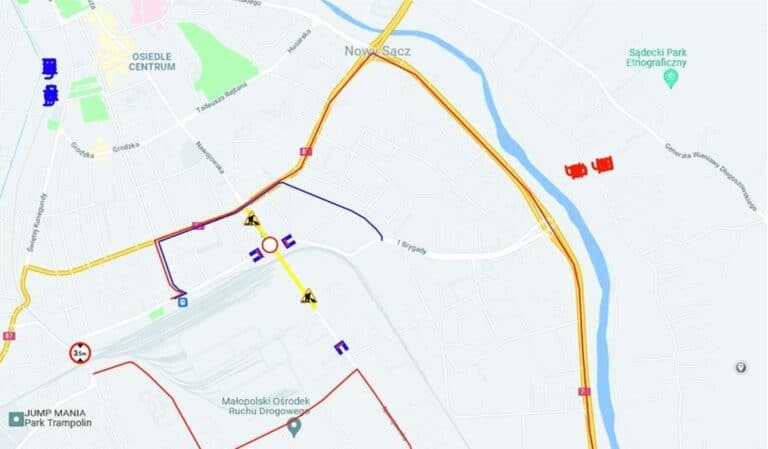 Nowy Sącz. Skrzyżowanie Nawojowskiej, Kolejowej i Łukasińskiego będzie zamknięte