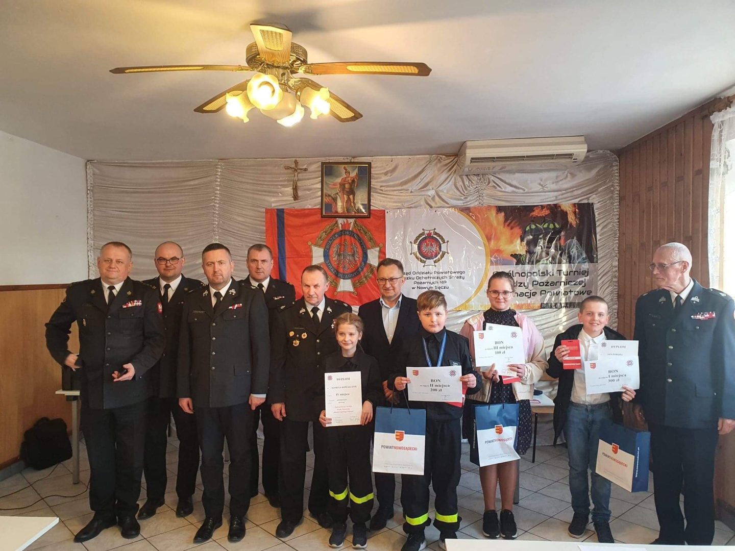Eliminacje Powiatowe Ogólnopolskiego Turnieju Wiedzy Pożarniczej ph. „Młodzież Zapobiega Pożarom”