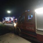 Szczyrzyc, potrącenie pieszego, OSP Pogorzany