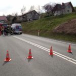 kolizja karetki z motocyklem