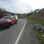 kolizja karetki z motocyklem