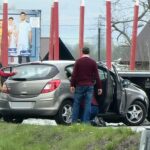wypadek, obwodnica Starego Sącza, Opel, droga zablokowana, wypadek osobówki z ciężarówką