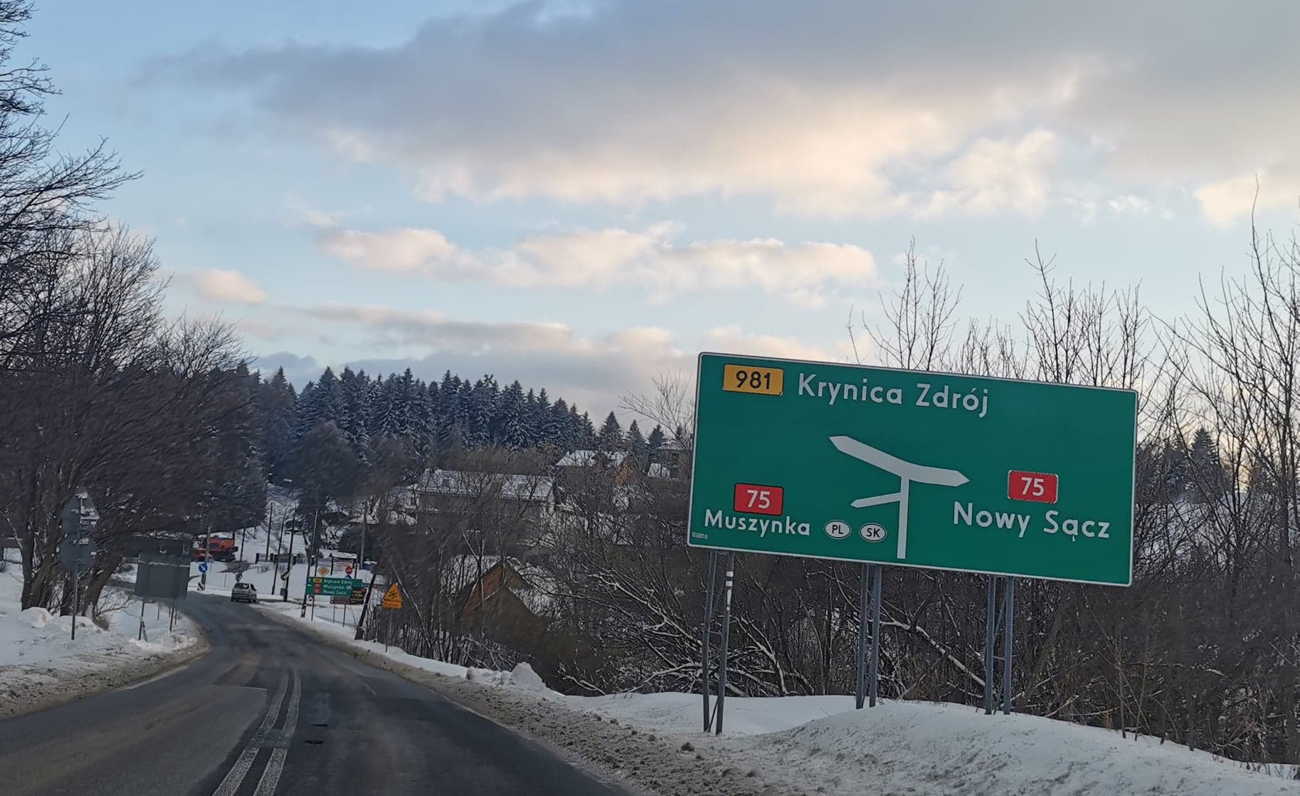 Krynica-Zdrój, relokacja uchodźców