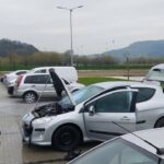 Wielogłowy, pożar samochodu
