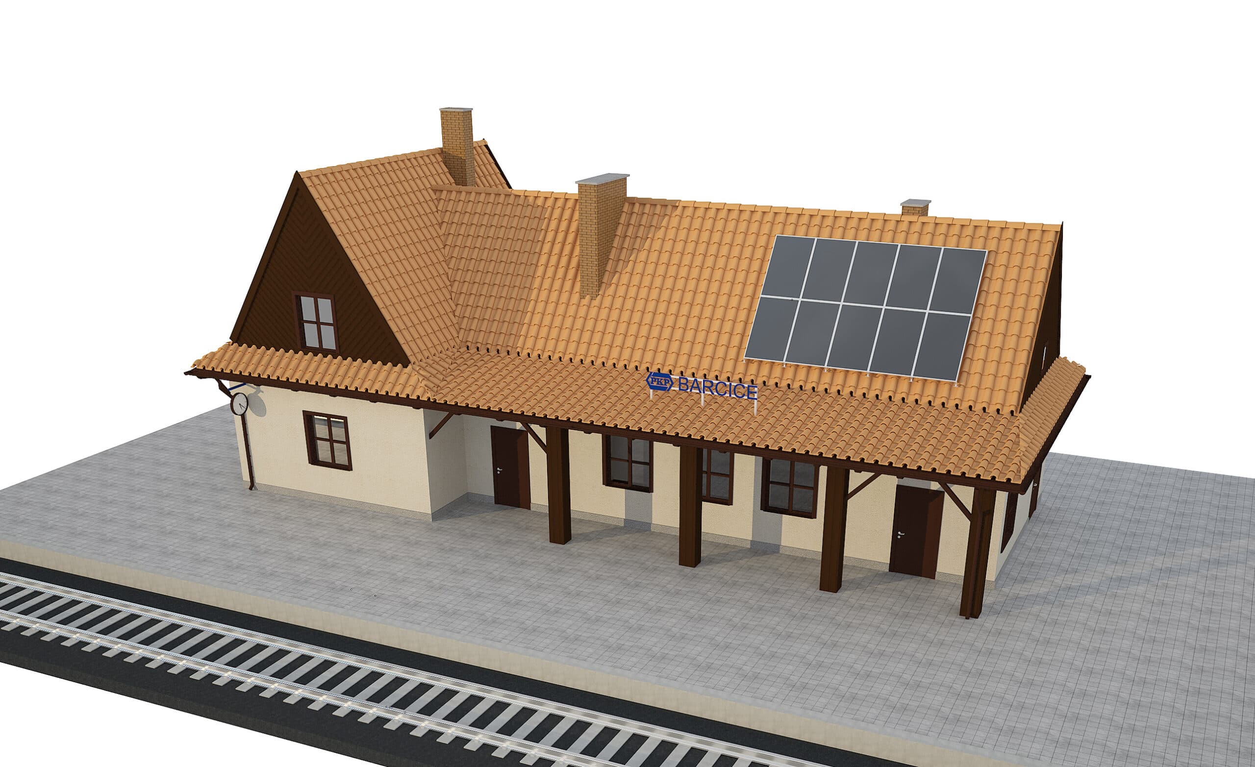 dworzec Barcice - wizualizacja