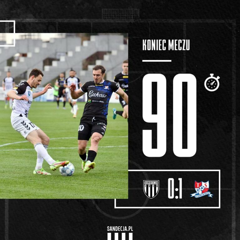 Sandecja pokonana. Bielszczanie wracają z Nowego Sącza z tarczą…