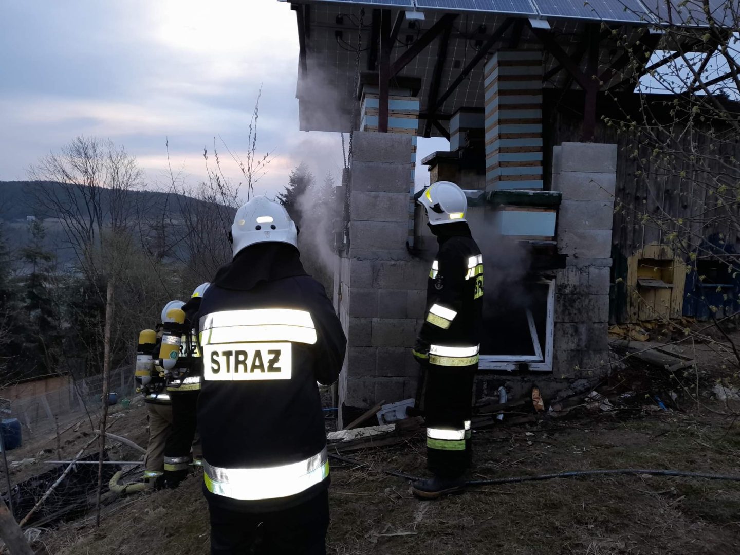 pożar Maszkowice