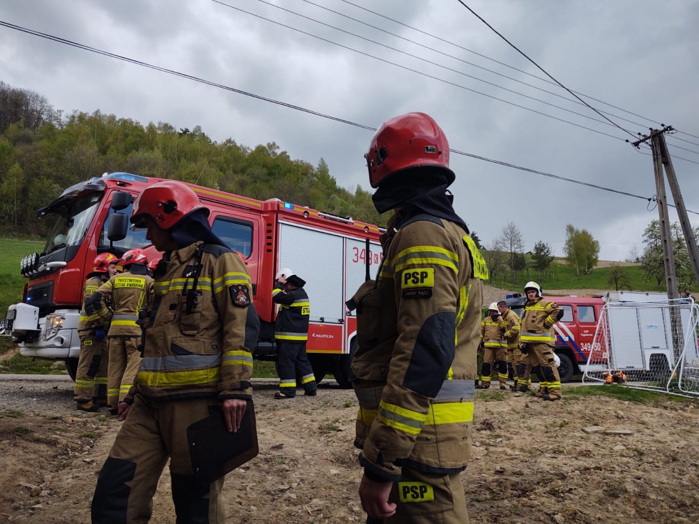 Wronowice pożar