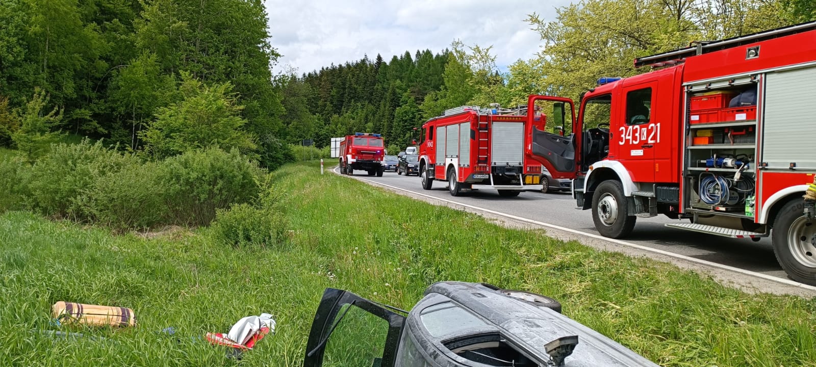 Krynica-Zdrój, Opel Astra, wypadek, 58-latka