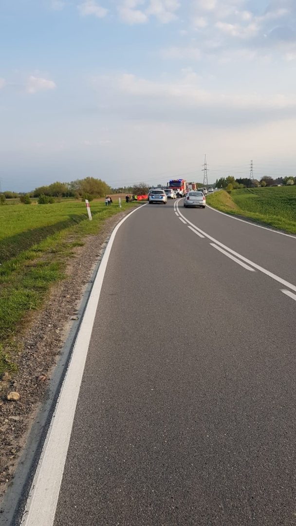 Radłów, wypadek motocyklisty, 37-latek z Bobowej