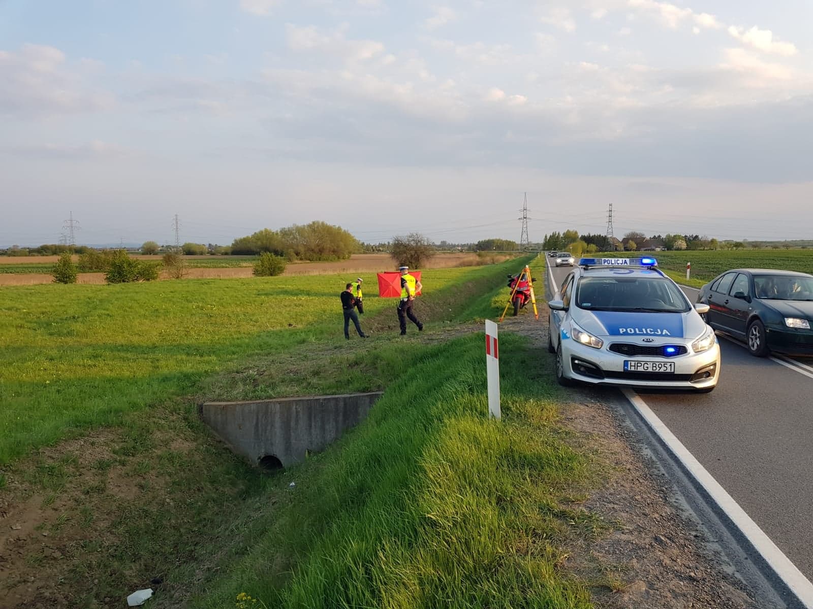 Radłów, wypadek motocyklisty, 37-latek z Bobowej