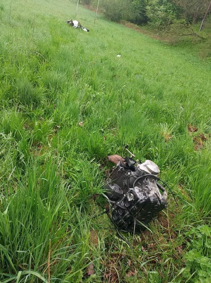 Mszana Dolna, nie żyje 19-letni motocyklista