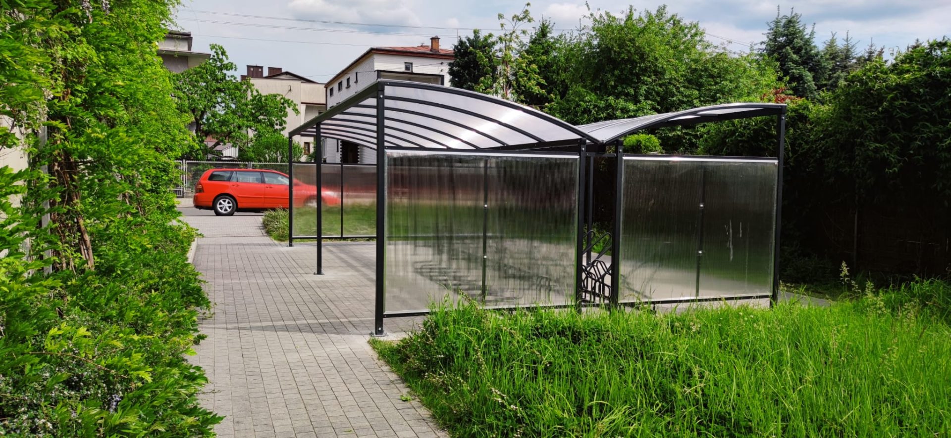 wiata rowerowa, Galeria Trzy Korony