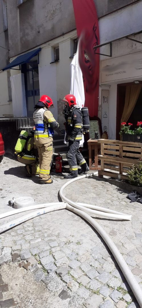 Krynica-Zdrój pożar w restauracji