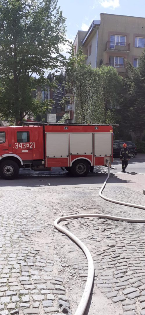 Krynica-Zdrój pożar w restauracji