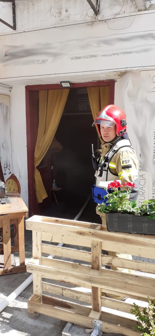 Krynica-Zdrój pożar w restauracji