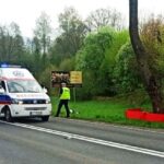 Mszana Dolna, wypadek motocyklisty, nie żyje 19-latek
