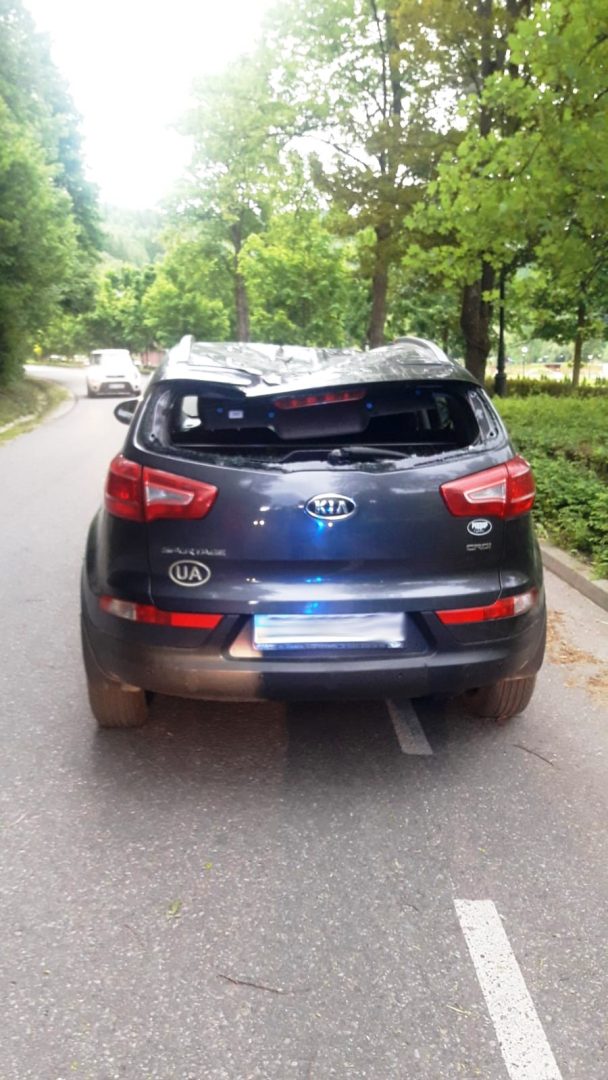 Muszyna, obywatele Ukrainy, rozłamana lipa