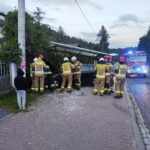 Złockie, kolizja, wiata przystankowa, Opel Astra