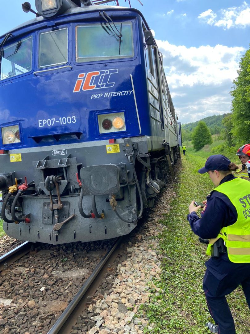 wypadek na torach Barcice