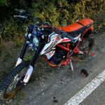 Tęgoborze, wypadek motocyklisty