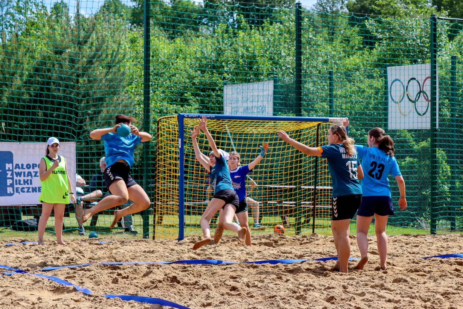 otwarcie tężni solankowej i boiska do piłki ręcznej plażowej