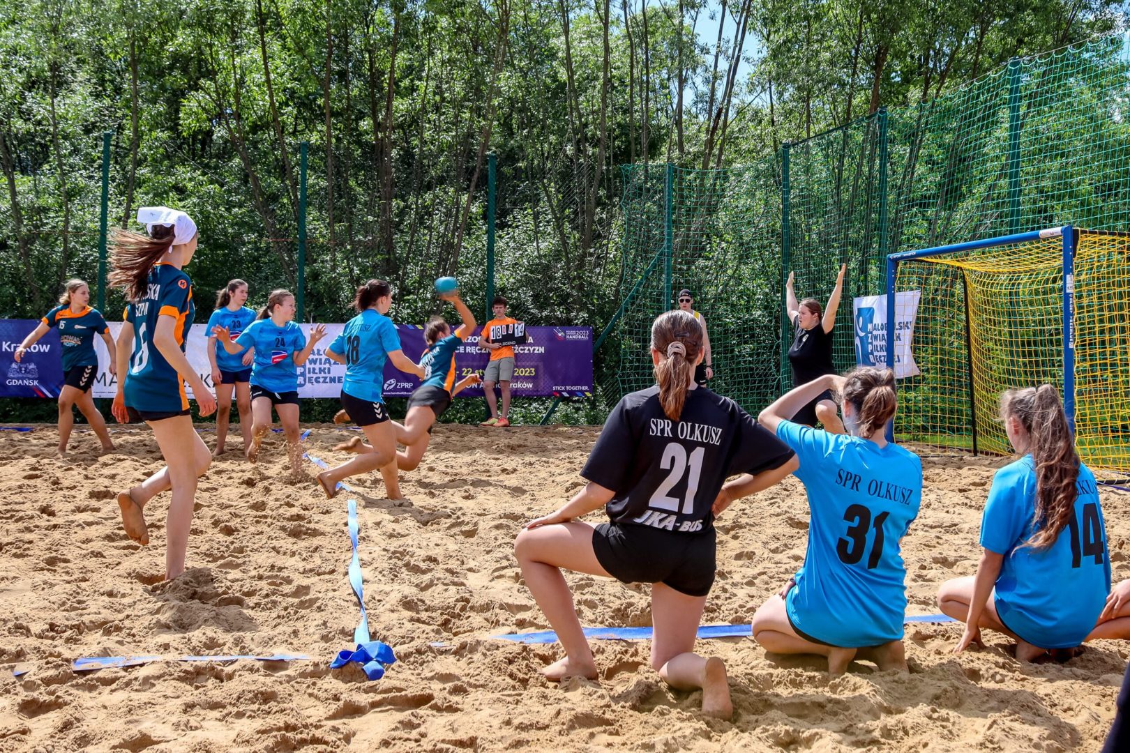 otwarcie tężni solankowej i boiska do piłki ręcznej plażowej