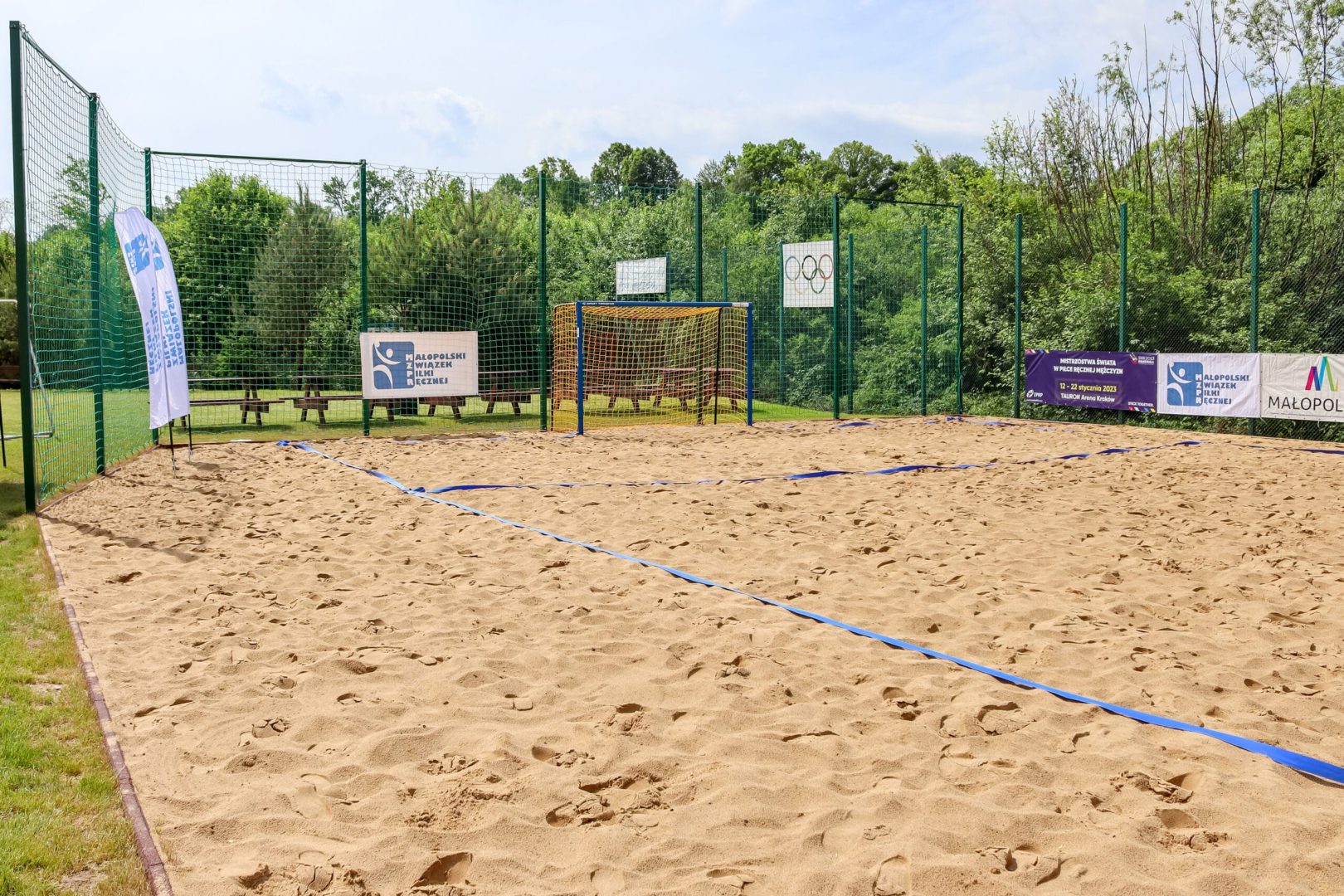 otwarcie tężni solankowej i boiska do piłki ręcznej plażowej