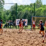otwarcie tężni solankowej i boiska do piłki ręcznej plażowej