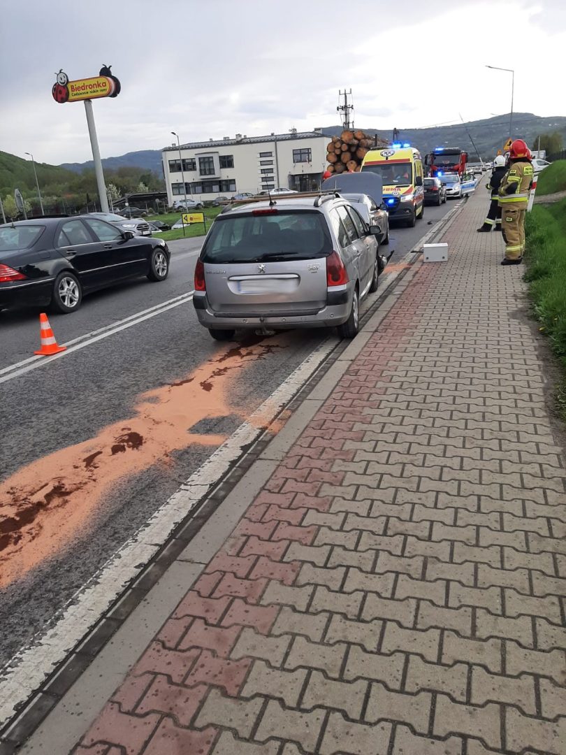 Łącko wypadek