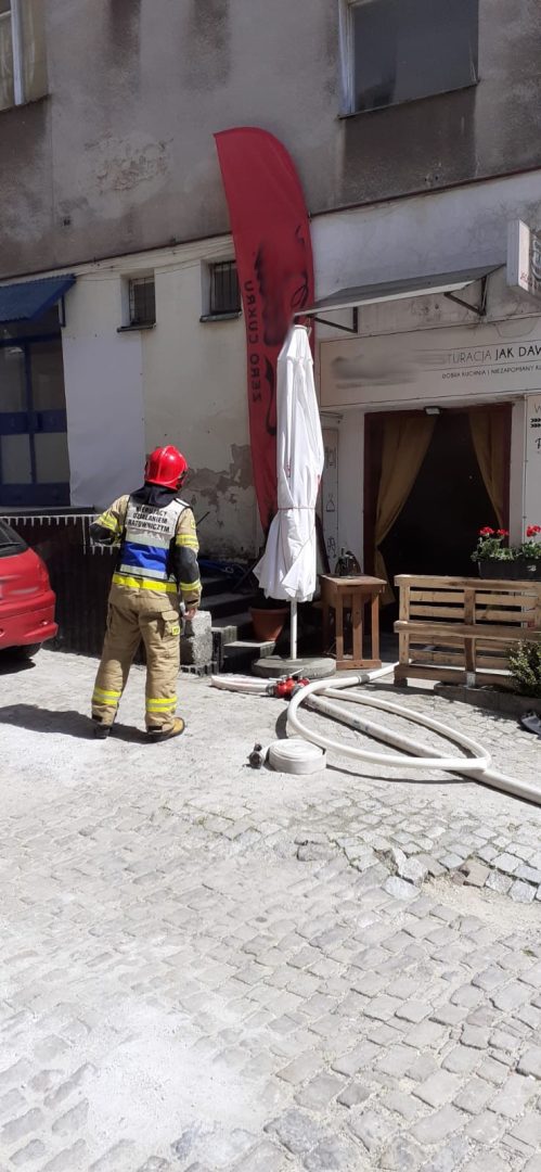 Krynica-Zdrój pożar w restauracji