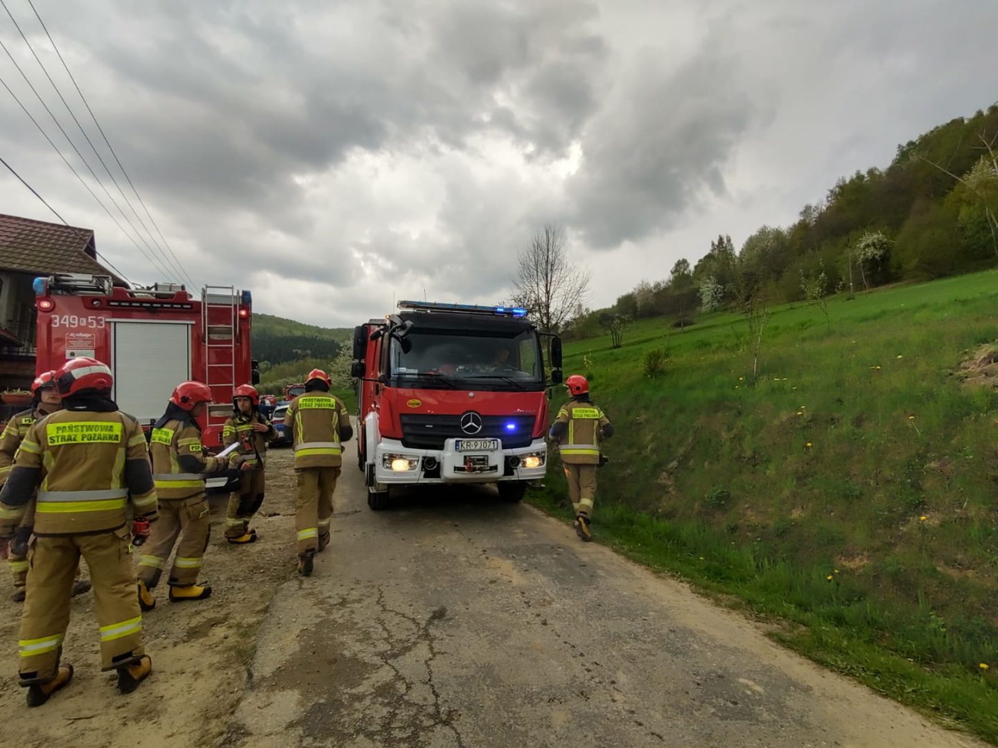 Wronowice pożar