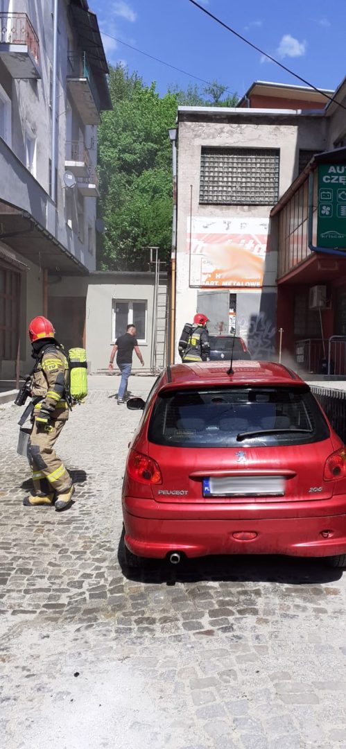 Krynica-Zdrój pożar w restauracji