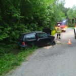 Kotów samochód wypadł z drogi