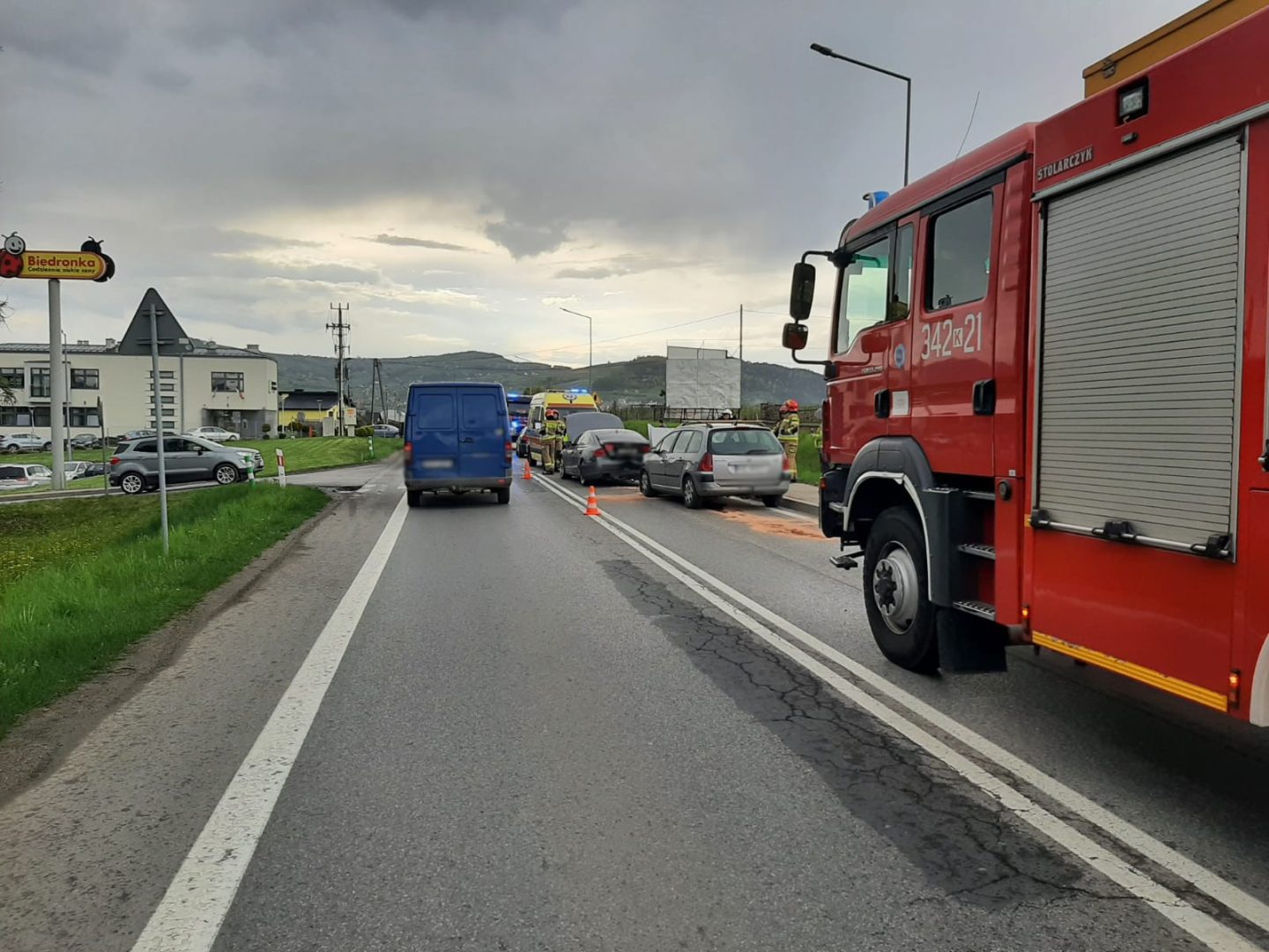 Łącko wypadek