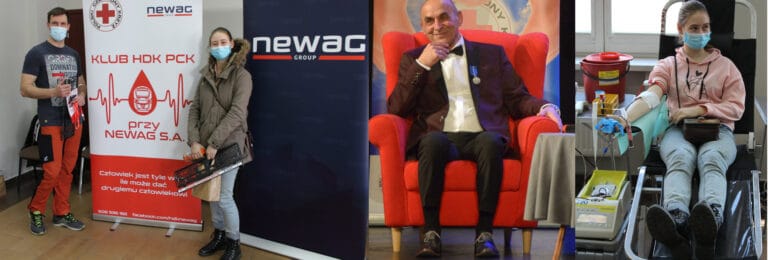 Pracownicy sądeckiego Newagu dali sobie upuścić 145 litrów krwi. Tyle lat istnieje Newag