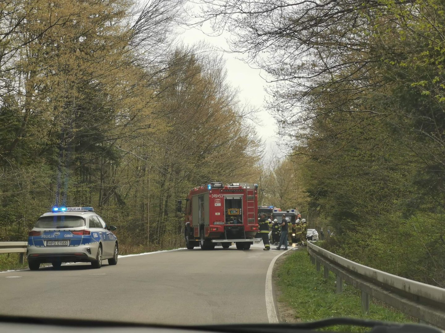 Łyczanka, pożar samochodu klasycznego