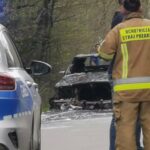 Łyczanka, pożar samochodu klasycznego
