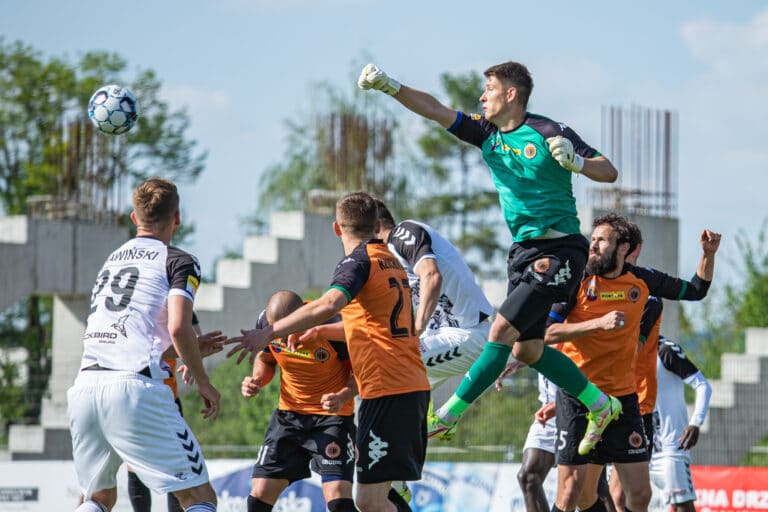 Sandecja – Chrobry. Mecz zakończony remisem komplikującym sprawę