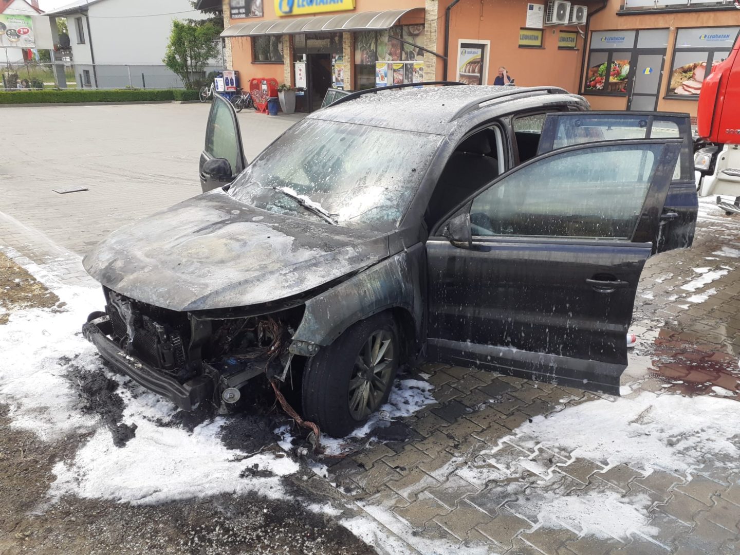 Świniarsko pożar samochodu