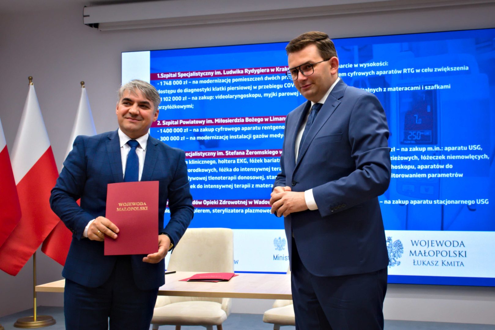 Pieniądze dla małopolskich szpitali