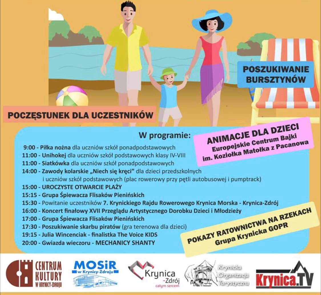 plaża Czarny Potok , otwarcie