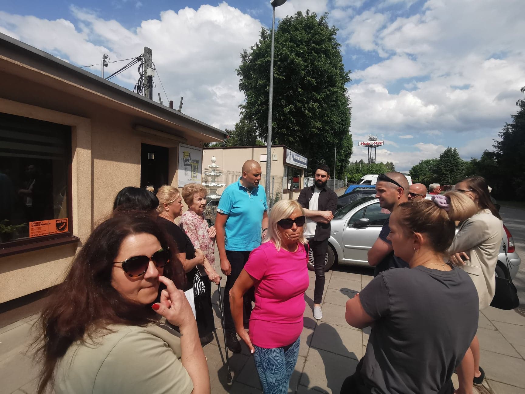 Nowy Sącz protest pod OSM