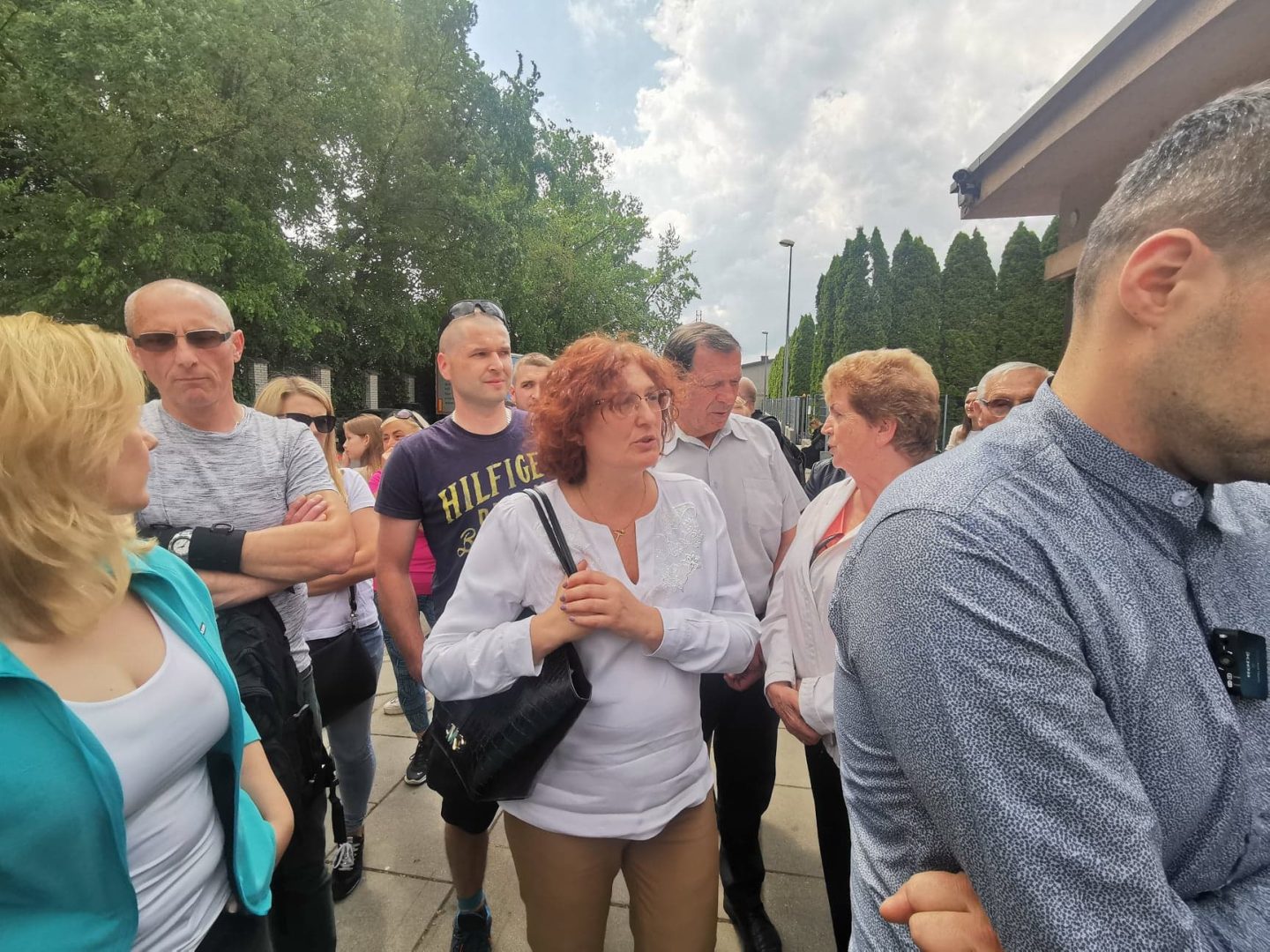 Nowy Sącz protest pod OSM