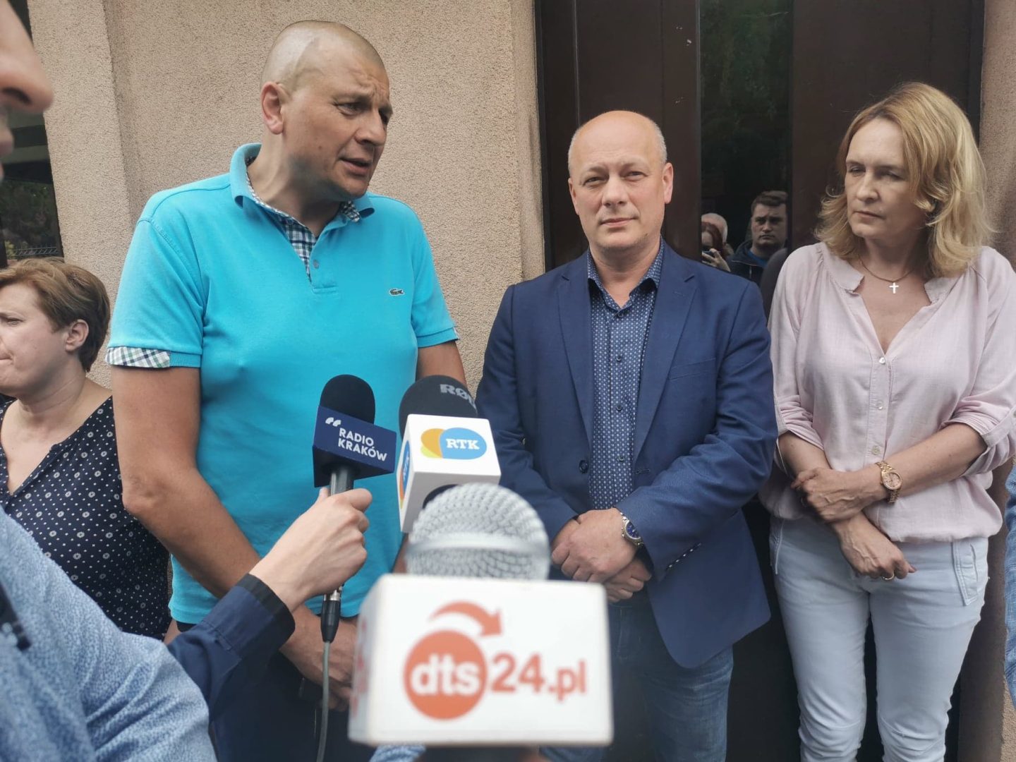 Nowy Sącz protest pod OSM