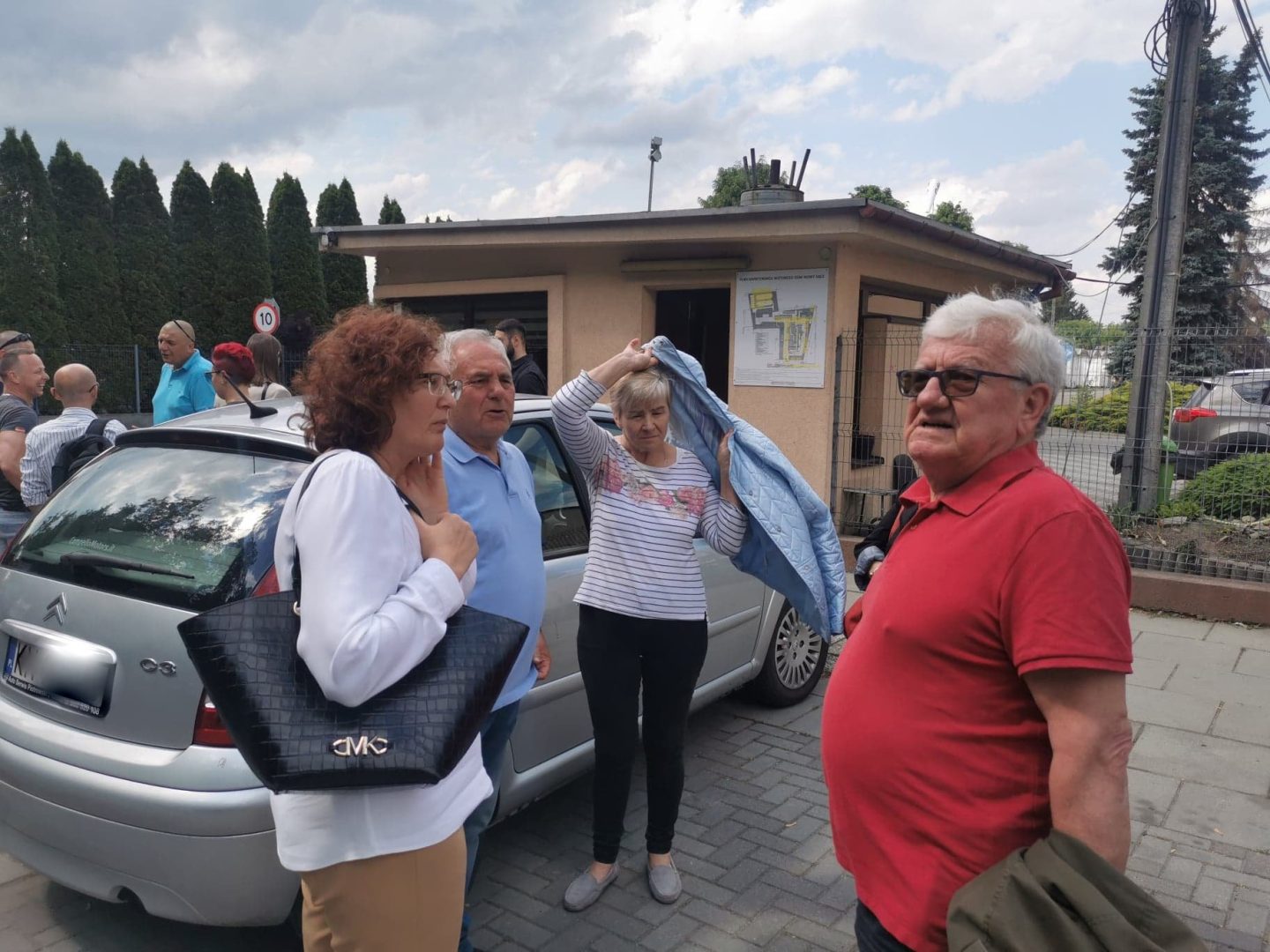 Nowy Sącz protest pod OSM