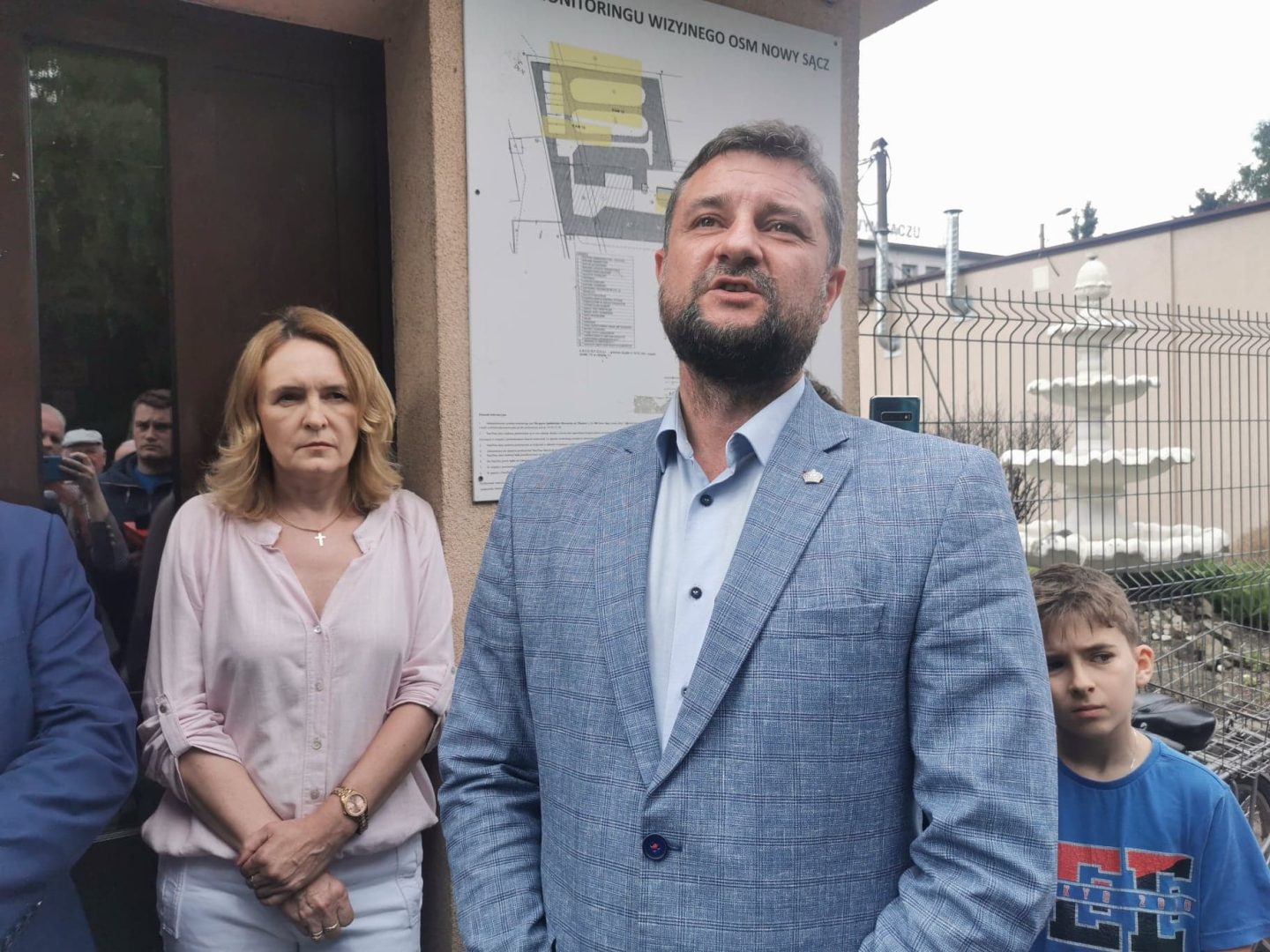 Nowy Sącz protest pod OSM