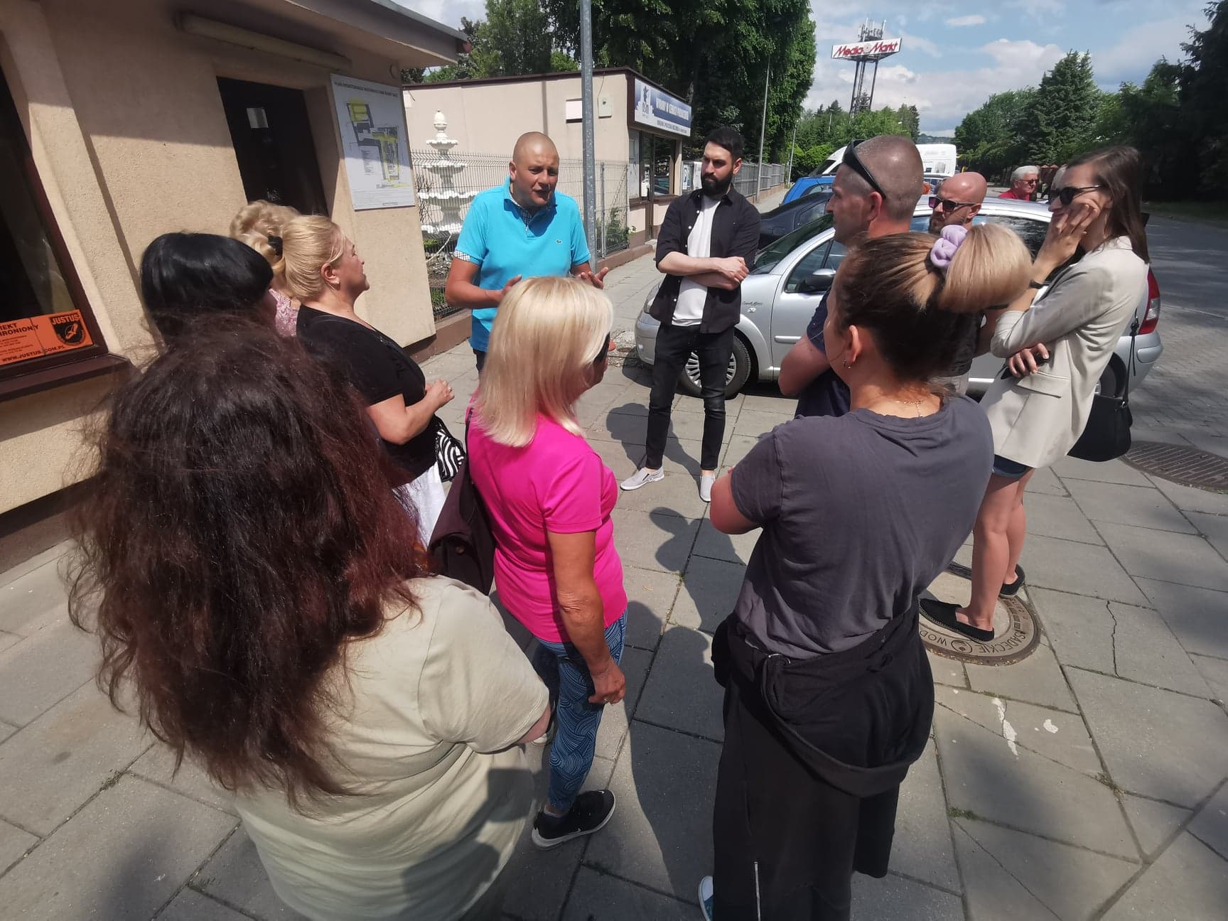Nowy Sącz protest pod OSM