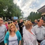 Nowy Sącz protest pod OSM